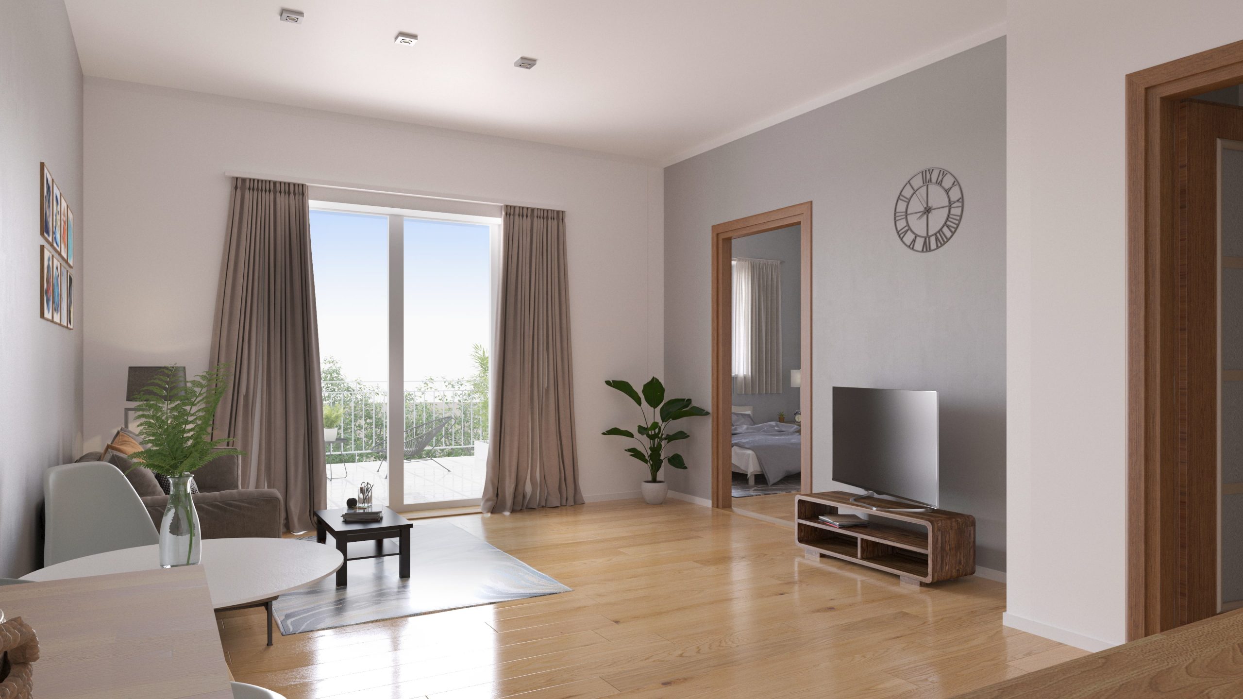 1 room apartments